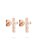 Tamaris Ohrringe Cross in roségold