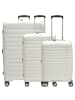 D&N Travel Line 4700+ - Trolley-Set 3tlg. (schwarz) in cream white