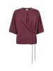 Mos Mosh T-Shirt MMJuana in aubergine