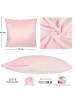 JACK 2er Set Teddy Flausch Kissen 50x50cm in Rosa
