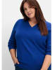 sheego Pullover in royalblau