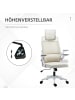 Vinsetto Bürostuhl-60L x 61B x 104,5-121,5H cm-Beige