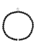 Glanzstücke München Armband aus Edelstahl mit Achat in silber