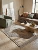 KADIMA DESIGN BERMEO Wollmisch-Naturteppich 140x200 Natur Schlafzimmer Boho Vintage in Natur