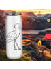 Mr. & Mrs. Panda Thermo Trinkflasche Storch ohne Spruch in Weiß