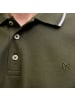Jack and Jones Blaethan Detail SS Polo in Oliv