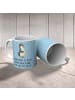 Mr. & Mrs. Panda Kaffeetasse Wenn Papa es nicht reparieren kann,... in Blau Pastell