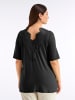 sheego Halbarmshirt in schwarz