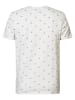 Petrol Industries T-Shirt mit Allover-Muster Sundown in Weiß
