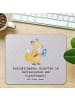 Mr. & Mrs. Panda Mouse Pad Auszubildende Kaffeekünstler mit Spruch in Grau Pastell
