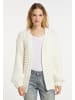 DreiMaster Damen Strickjacke in Wollweiss