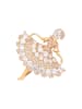 faina Women Pin Back Brooch in Rose Gold
