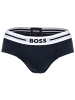 BOSS Slip 3er Pack in Schwarz/Weiß/Dunkelblau