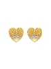 Luxenter Ohrringe Kripo mit 18 Karat Gelbgold-Finish – KRIPO