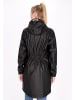 Schmuddelwedda Damen Regenmantel in Schwarz