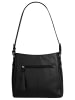 Bruno Banani Shopper echt Leder in schwarz