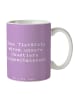 Mr. & Mrs. Panda Kaffeebecher Spruch Tierarzt Helden mit Spruch in Lavendeltraum