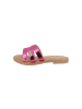 Les Tropéziennes par M Belarbi Flache Ledersandalen für Kinder „Bali“ Rose