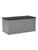 GMD Living Outdoor Kissenbox "PRIMO BLACK" 830l wasserdicht in Farbe Grau - Schwarz