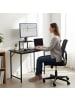 relaxdays Schreibtisch in Schwarz - (B)80 x (H)75 x (T)40 cm