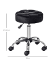 HOMCOM Salonstuhl-Ø42 x 49-61H cm-Schwarz