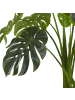 Beliani Kunstpflanze MONSTERA PLANT in Grün/Schwarz - (W) 12 x (H) 113 x (L) 12 cm