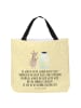 Mr. & Mrs. Panda Reisetasche Maus Sterne mit Spruch in Gelb Pastell