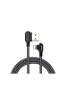Wisam USB-auf-Lightning Schnell-Ladekabel gewinkelt, 1,8m (schwarz)