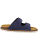 Palado Pantoletten Korfu FR Velours Premium Leather in Blau