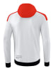 erima Kinder Change By Erima Trainingsjacke mit Kapuze in weiß/rot/schwarz