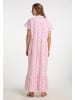 IZIA Damen Maxikleid Mit Allover-Print in Pink