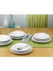 Seltmann Weiden 12er Set Tafelservice Trio Weiß weiß in weiß