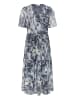 Soaked in Luxury Jerseykleid SLAldora Feminine Form in Dark Navy Landscape Print