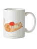Mr. & Mrs. Panda Kindertasse Katze Wolle ohne Spruch in Weiß