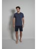 Tom Tailor Shorty in blau-dunkel-melange