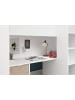 Parisot Hochbett mit Kleiderschrank und Schreibtisch Bett 90 x 200 cm