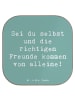 Mr. & Mrs. Panda Bierdeckel Spruch Neue Freunde finden mit Spruch in Meeresbrise