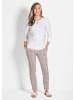 GOLDNER Elastische Druckhose LOUISA bunt in bunt / gemustert