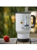 Mr. & Mrs. Panda To Go Becher Sternzeichen Waage mit Spruch in Weiß