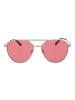 Serengeti Unisex Sonnenbrille Flieger Silber