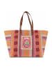 Oilily Stripes Shopper Tasche 39 cm beetroot purple