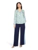 CARTOON Casual-Bluse mit Knöpfen in Green/Blue