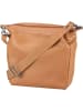 Mandarina Duck Umhängetasche Mellow Leather Hobo Double Zip FZT40 in Indian Tan