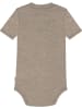 Normani Outdoor Sports Baby Kurzarm Body - 100% Bio-Merinowolle in Beige