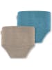 Normani Outdoor Sports 2er Pack Baby Merino Windelhose Tokoroa in Blau/Beige