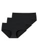 Schiesser Panty 3er Pack in Schwarz/Schwarz/Schwarz