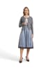 Berwin Taillierte Strickjacke mit Rautenmuster und Bommel