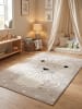 KADIMA DESIGN Teppich Kinderzimmer Kinder-Motiv Kinderzimmer pflegeleicht Spielzimmer in Beige