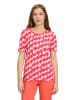 Betty Barclay Basic Shirt mit Print in Rot/Weiß