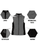 Normani Outdoor Sports Damen Strickweste Kashechewan in Grau